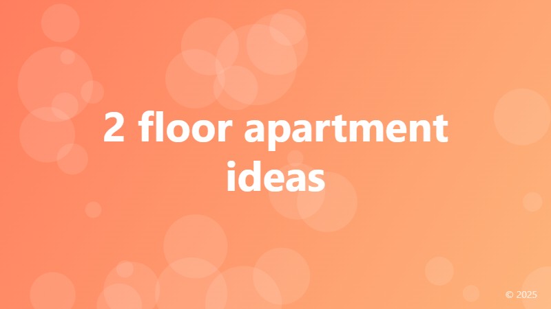 2 floor apartment ideas