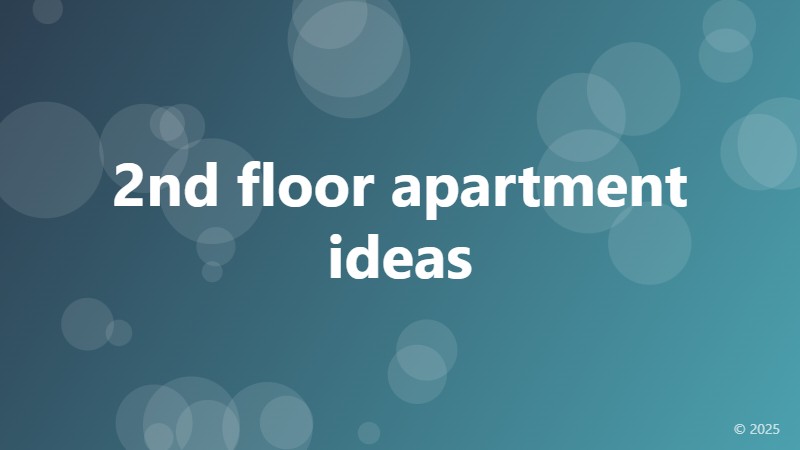 2nd floor apartment ideas