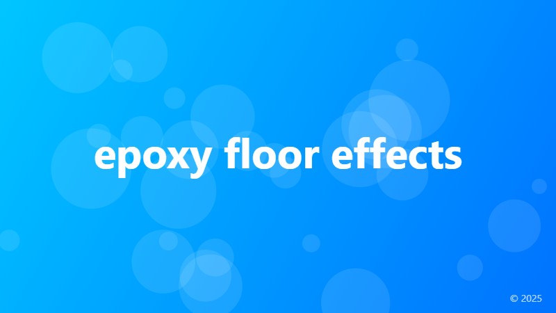 epoxy floor effects