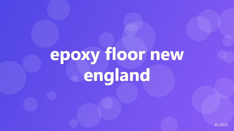 epoxy floor new england