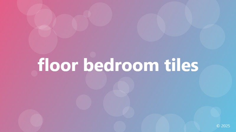 floor bedroom tiles