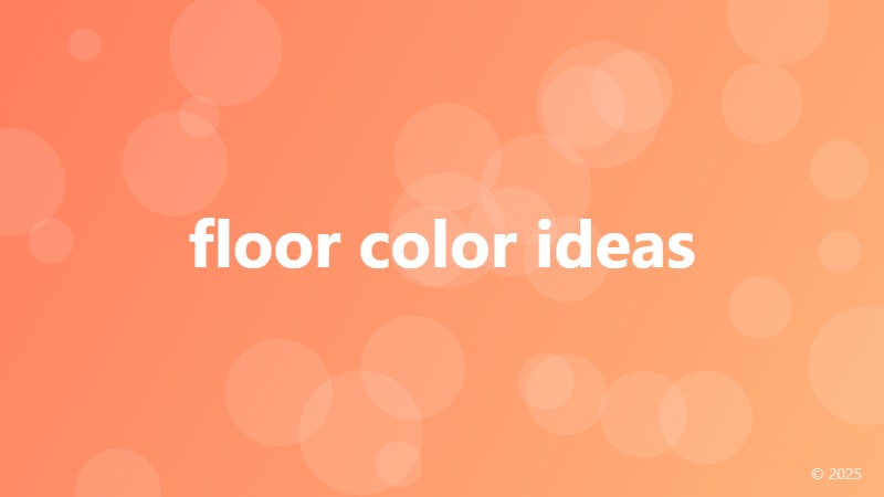 floor color ideas