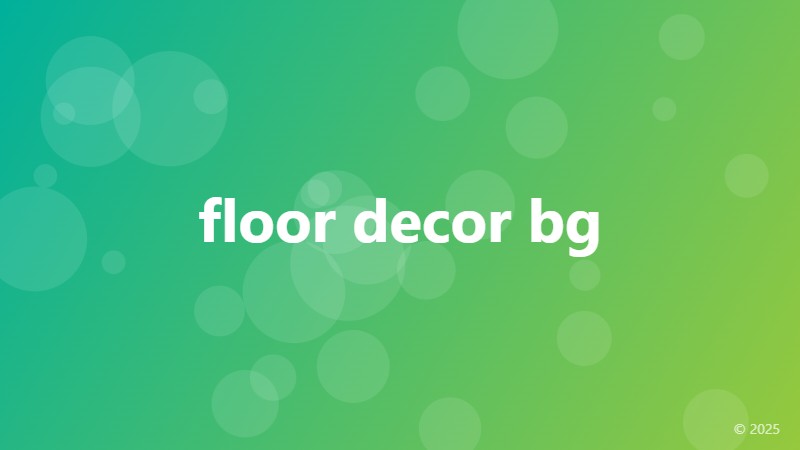 floor decor bg