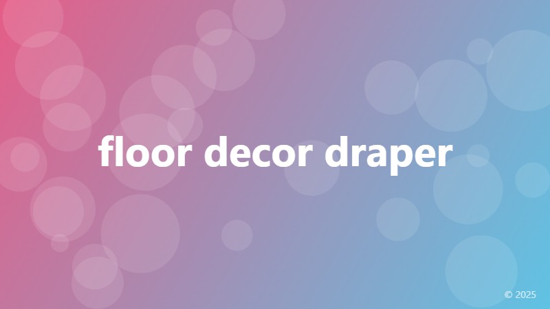 floor decor draper