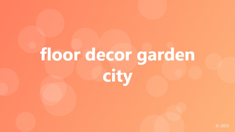 floor decor garden city