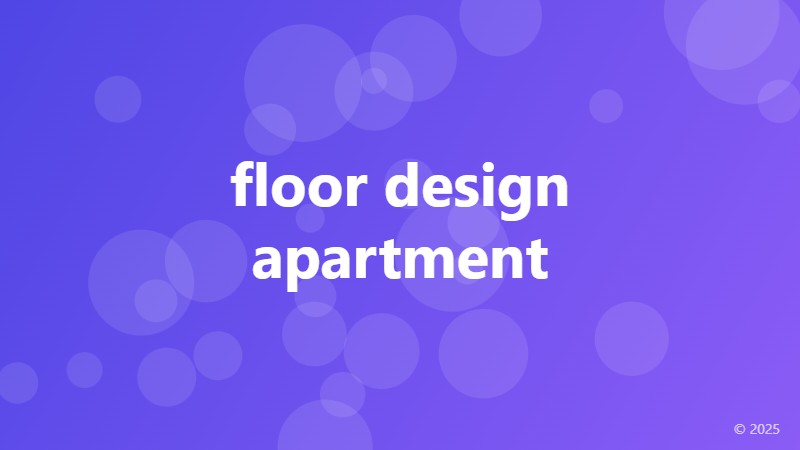 floor design apartment