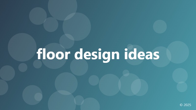 floor design ideas