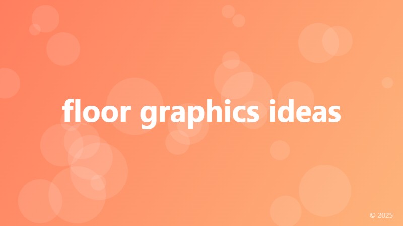 floor graphics ideas