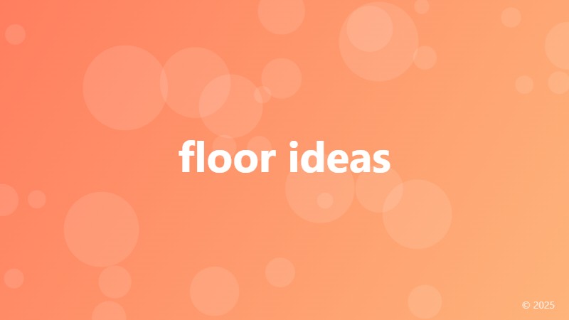 floor ideas