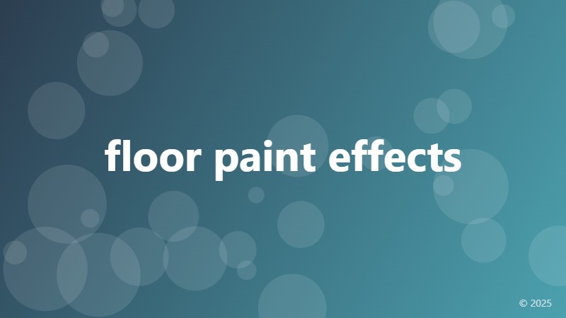 floor paint effects