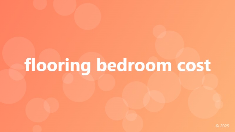flooring bedroom cost